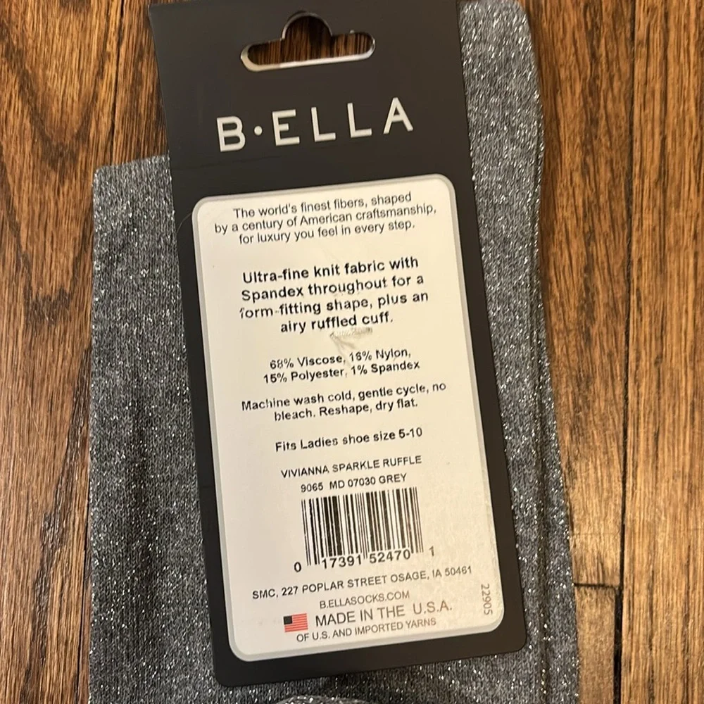 Bella Ladies Sparkle Socks (2 Pack) size 5-10